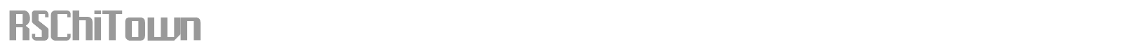 RSChiTown font preview
